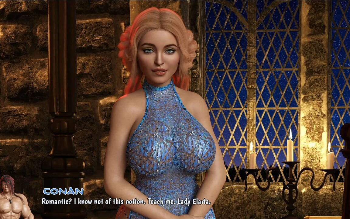 Queen Elaria’s Secret Affair: Conan Pounds Her Big Ass Quiet - Creampie Finish in Her Dripping Pussy