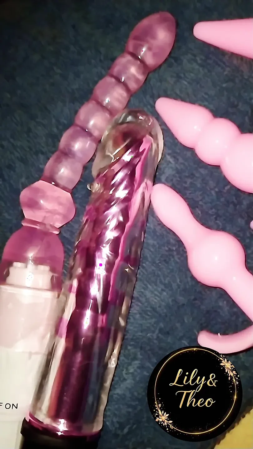 Greedy wife explores new sex toys (part 3): all at once and a real, big cock.