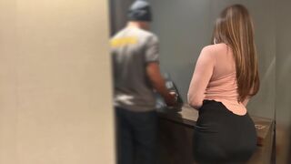 Hotel Security Guard Tempted By My Sexiness While Delivering Gallons In Room
