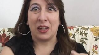 Ugly italian milf loves to take cock in the ass