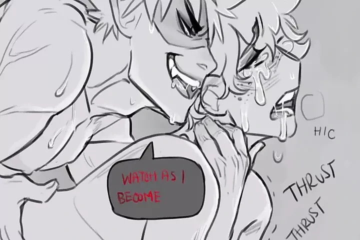 Deku getting fucked by Bakugou
