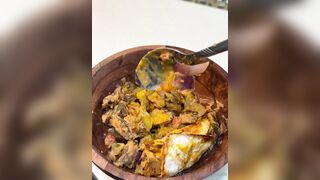 Ebony Big Booty Twerked Naked at the Kitchen While Cooking