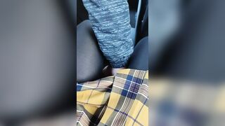 Uber driver touching me in his card
