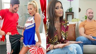 TouchMyWife - Cosplaying Housewives Gather Cocks - Compilation