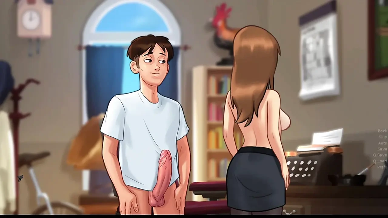 Summertime Saga Part 28 By DarkCookie - Cock-Hungry Mature MILF Loves His Huge Monster Cock
