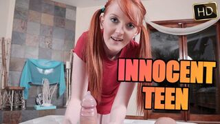 DadCrush - Petite Innocent Redhead Stepdaughter Gets Surprised By Her Stepdad's Cock In The Bathroom
