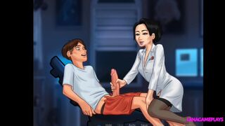 Summertime Saga #104 - Mature Teacher Handjob She Wants Cum