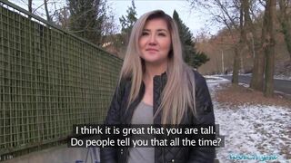 Public Agent Cute Russian loves sex for cash