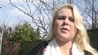 Busty german milf gets pussy licked and slammed
