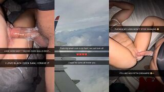 Snapchat Cuck: Wife Fucked Hard at Home While Hubby Waits at Airport – Live Updates!