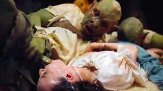Lost In the Woods Medieval Monster Gangbang - Gooner Goblins Hardcore Cum In Brunette Mouth