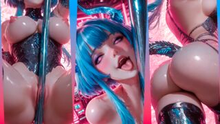POV: A Sexy Curvy Goddess Seduces You with Her Wild Striptease