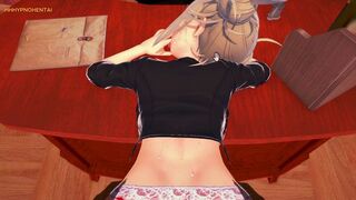 Himiko gets Subdued, Fucked and Drenched trying her hardest to please you !