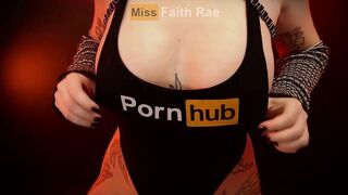 Keep Your Eyes Peeled - Miss Faith Rae Femdom Tit Tease Pornhub Surprise