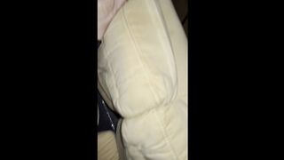She Sucked My Balls Dry Then Got Face Covered in Thick Cum