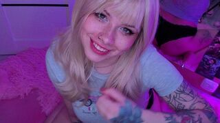 ahegao girl voice commands wild jerking ecstasy