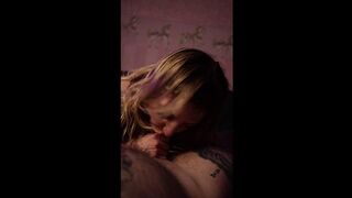 POV Blowjob for my stepbrother while no one is home