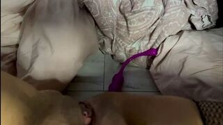 My stepbrother jerk his big cock to My face