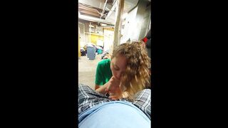 Sucking Dick In Basement On Knees Brunnete Deepthroat Big White Cock Dick Male Moaning Throatpie Cumshot