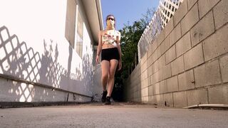 Crushing Cans in Sneakers