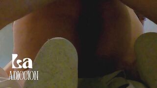 I fucked her ass in your sister's room and came inside it