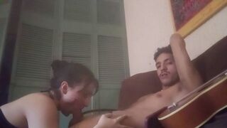 My College Roommate Walked In On Me Giving A Blowjob In Our Dorm & Started Masterbating?