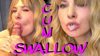 Sweet and gentle blowjob from a blonde