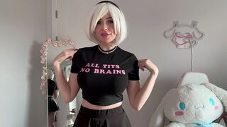 SLUTTY CROP TOP & FISHNETS