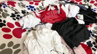 I fuck well riko my stepsister because there are few clothes in the house