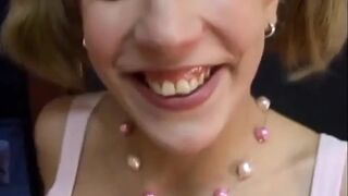 Spit on My Big Hard Cock, Young Slut. I Wanna Full Your Mouth and Cumshot in It