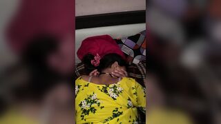 After suhagraat new newly married bhabhi hot hard fucking indian housewife