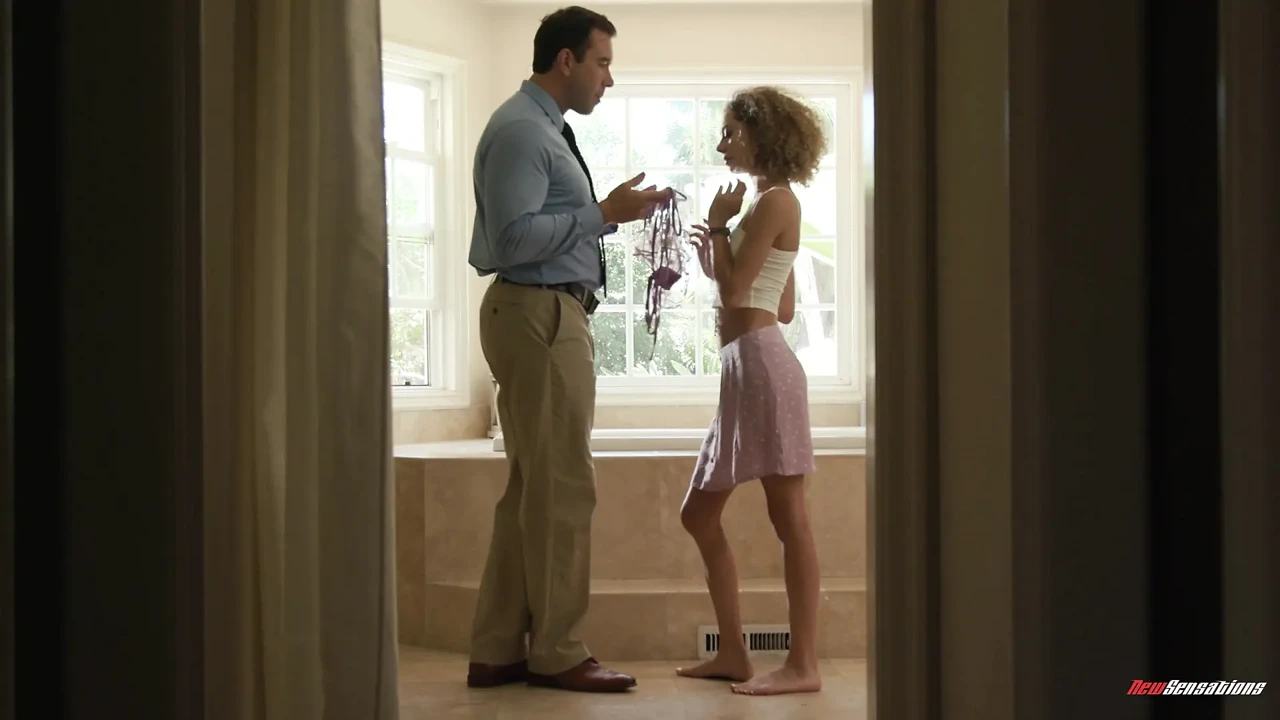 Stepdad Cums Inside Tiny Teen Allie Addison And Facial