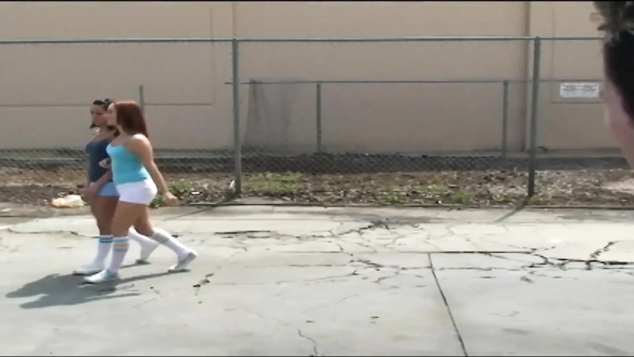 Sweet teens are pleasuring dude's big dong