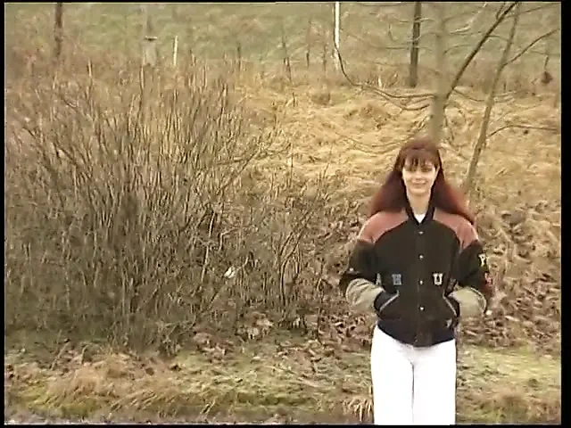Cute redhead teen shows her body at the casting