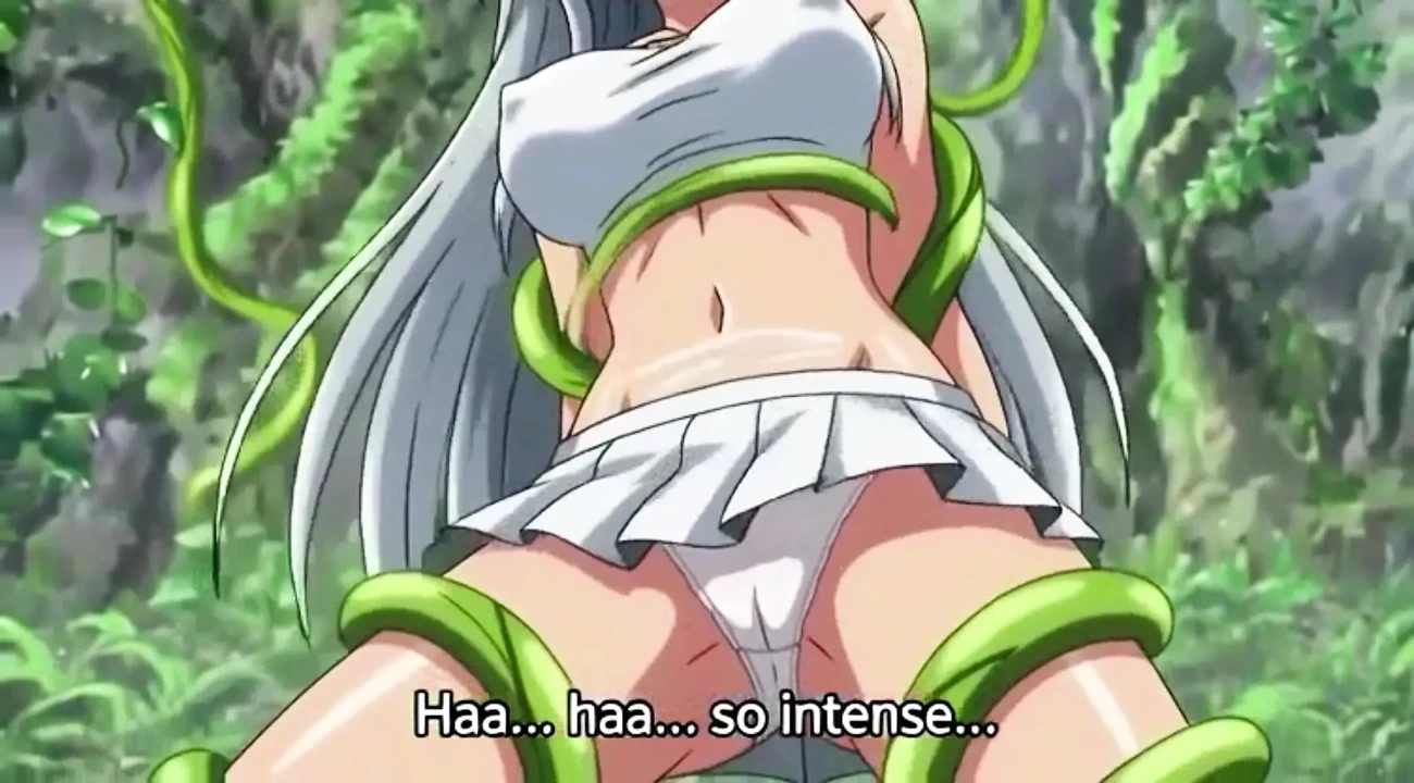 3D Hentai Innocent Anime Girl Seduced & Fucked Hard by Lustful Plant Monster Full Orgasm