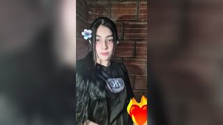 Teen shows off her big tits and masturbates very Rich