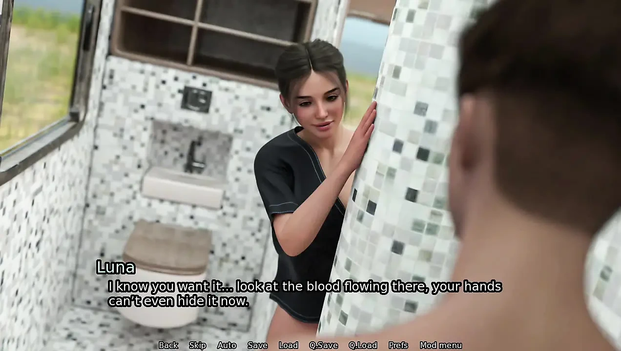 The Beach House - Ruki Fucks Luna in Van and Cums inside Luna Pussy