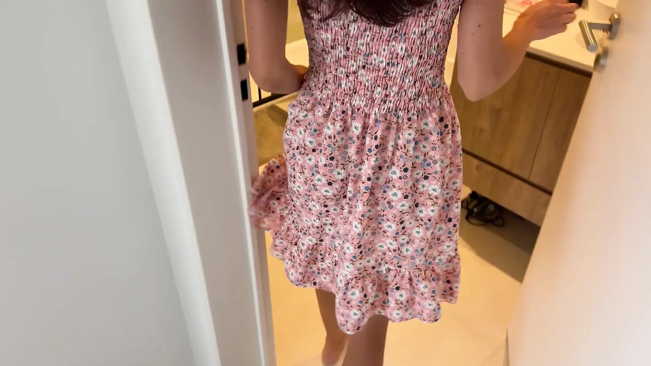 The wife watches her husband fuck her friend