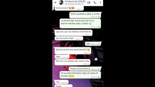 Hot Chat with My Teacher to Pass Her Course - Nati Sweet - Natasha Caseros
