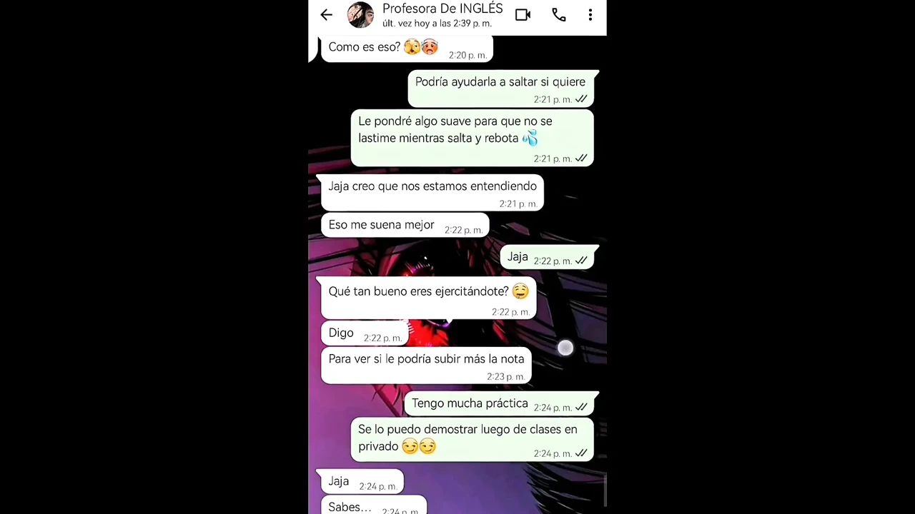 Hot Chat with My Teacher to Pass Her Course - Nati Sweet - Natasha Caseros
