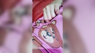 Indian girl shows her vagina and her ass open