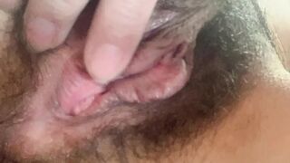 sclose up tiny asshole hairy pussy lip