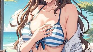 AI Generated Cartoon content, Uncensored video of 18 Year old Anime Girl, 3D Cartoon on closeup by Kiidzy Animates