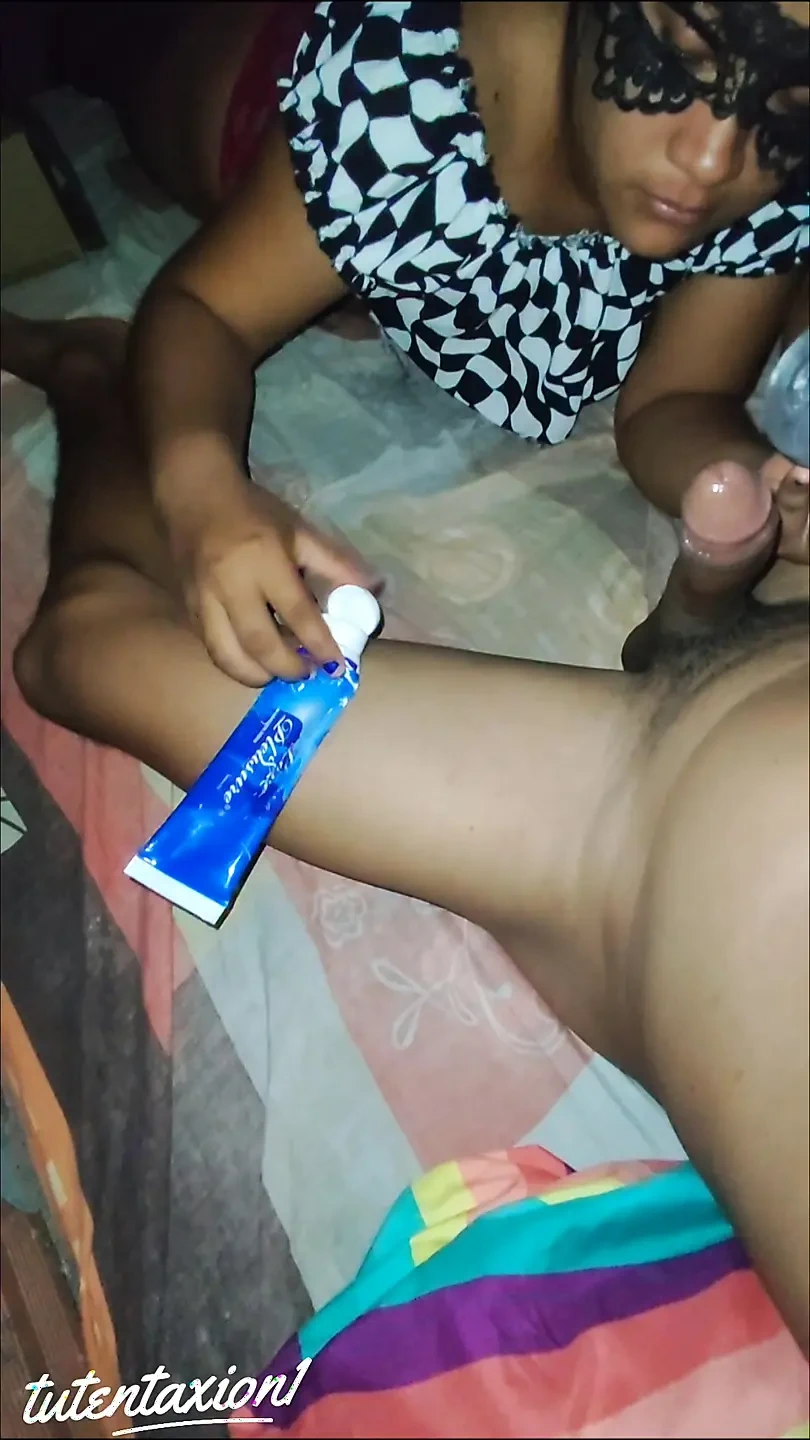 Stepsister sucks cock wants to get my milk out with her fake vagina