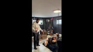 I surprise her in a sexual dungeon BDSM!