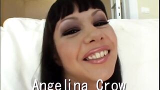 Petite Angelina Crow and 2 Cocks in Her Ass