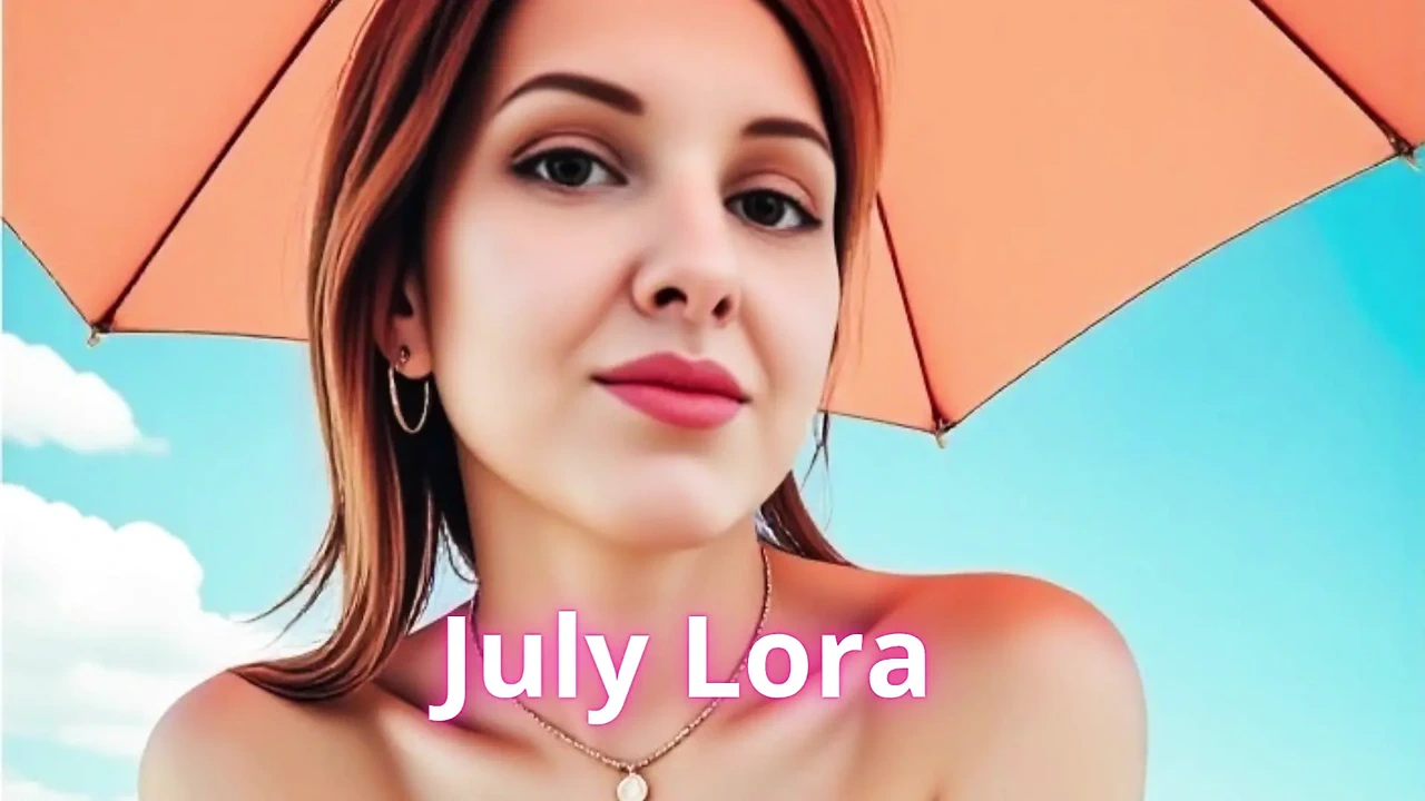 July Lora first time anal