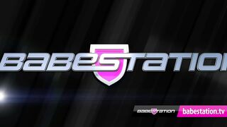 BABESTATION - British Pornstr Jess West CUMS On Her Dildo
