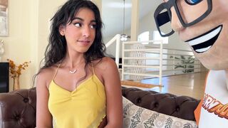 I Watched Small Tits Claire Black Bounce Naked on My Cock in PornDudeCasting