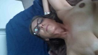 HUGE STRAPON STRETCHES RAW ASS AND PUSSY
